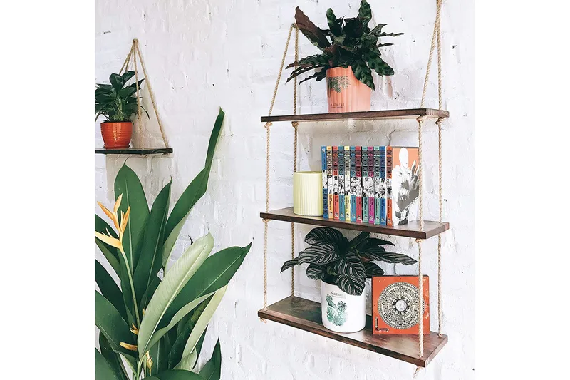 Pukkuri Væghylde 60 cm - Brun - Opbevaring - Hylder & Reoler - Væghylde & vægreol