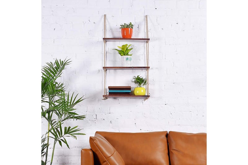 Pukkuri Væghylde 60 cm - Brun - Opbevaring - Hylder & Reoler - Væghylde & vægreol