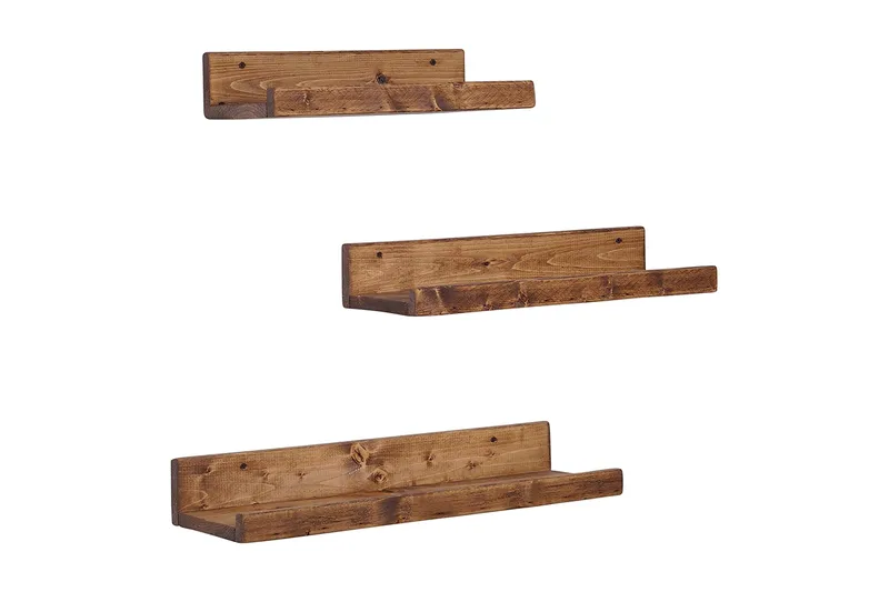 Pukkuri Væghylde 60 cm, Brun