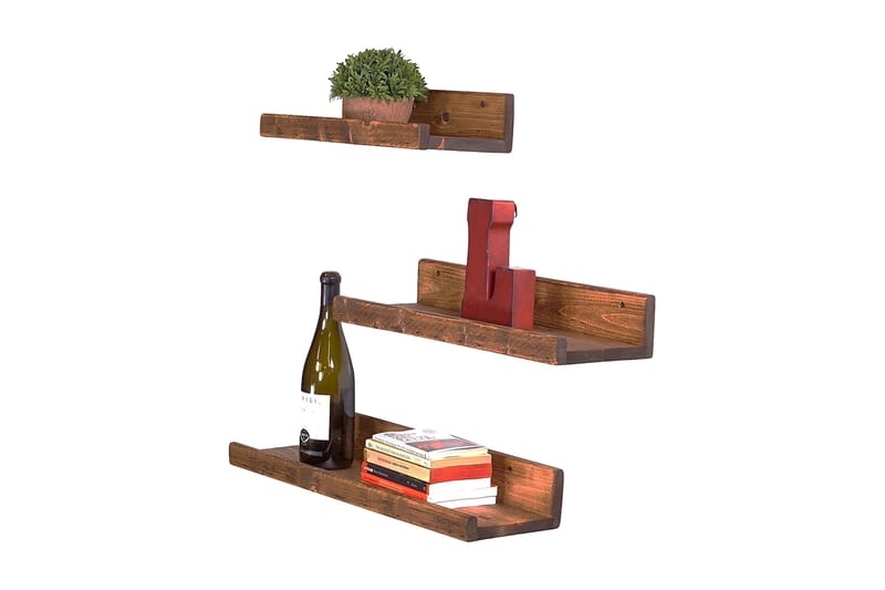 Pukkuri Væghylde 60 cm - Brun - Opbevaring - Hylder & Reoler - Væghylde & vægreol