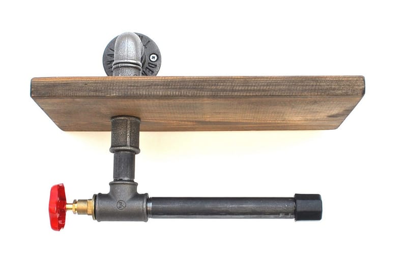 Pukkuri Papirsholder 31 cm - Brun / sort - Husholdning - Madlavning & Bagning - Køkkenudstyr