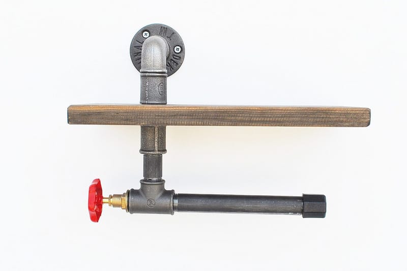 Pukkuri Papirsholder 31 cm - Brun / sort - Husholdning - Madlavning & Bagning - Køkkenudstyr