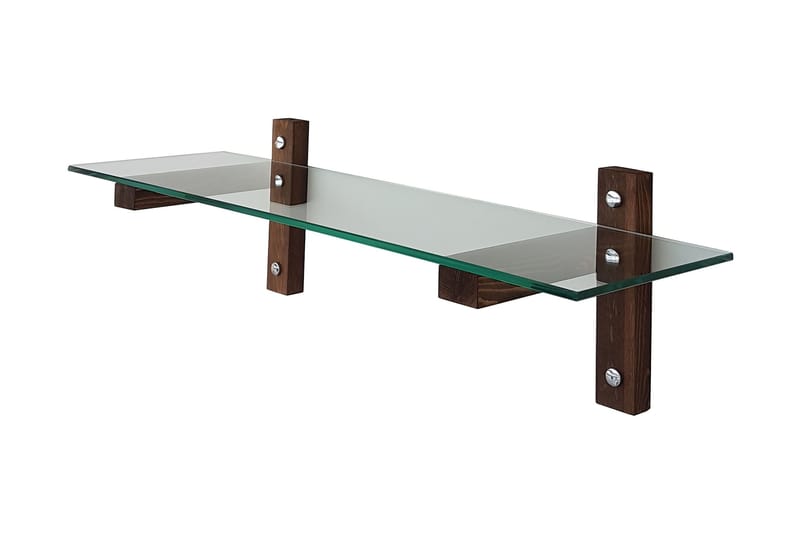 Quezad Væghylde 85 cm - Valnød - Opbevaring - Hylder & Reoler - Væghylde & vægreol