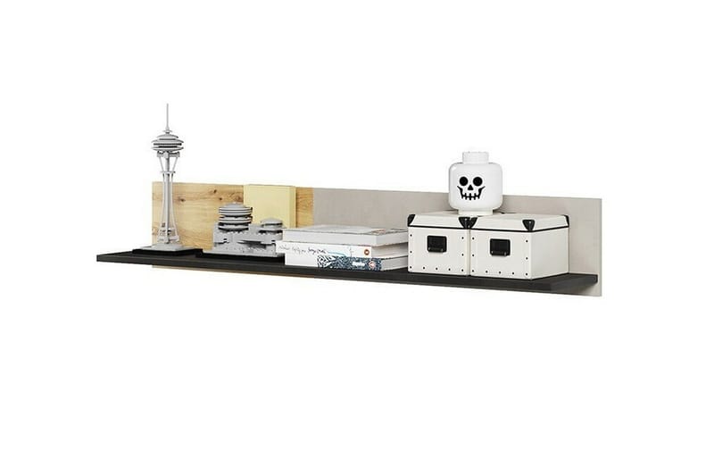 Rathmore Vägghylla 115x22 cm Black - Opbevaring - Hylder & Reoler - Væghylde & vægreol