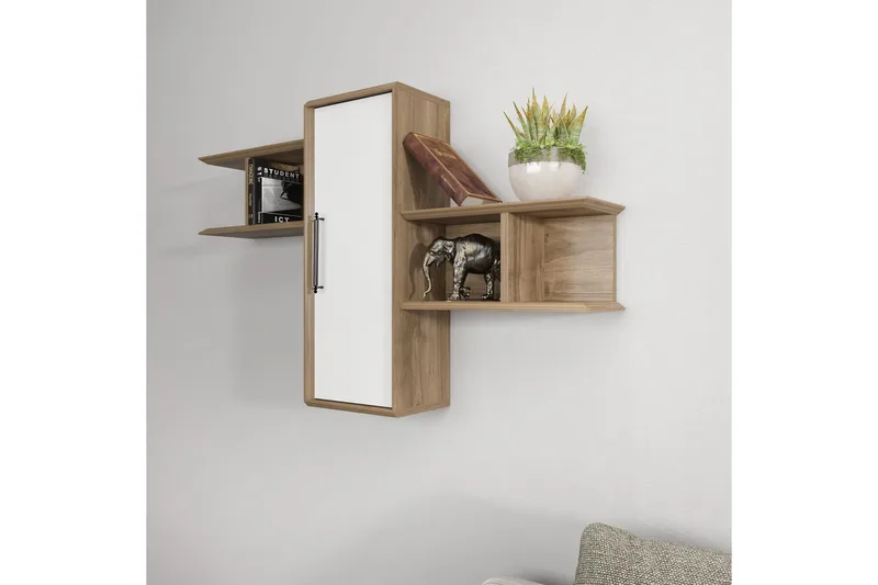 Rinorea Væghylde 118,6x51,8 cm - Brun - Opbevaring - Hylder & Reoler - Væghylde & vægreol