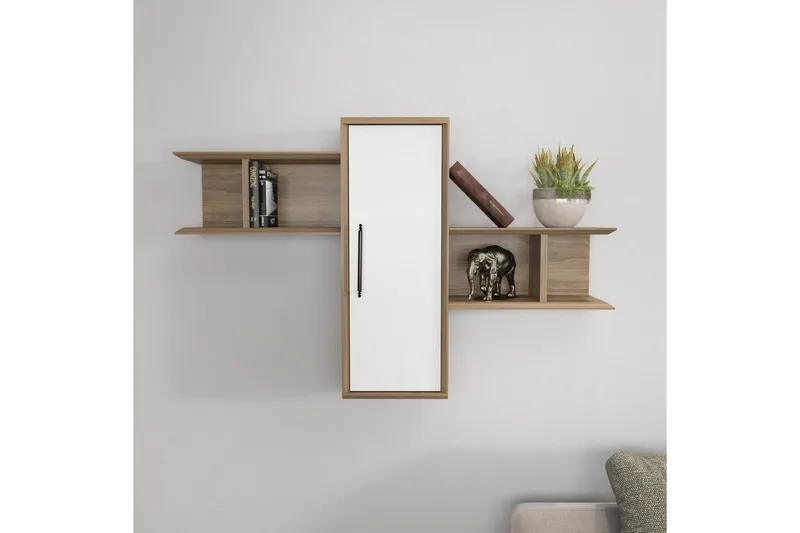 Rinorea Væghylde 118,6x51,8 cm - Brun - Opbevaring - Hylder & Reoler - Væghylde & vægreol