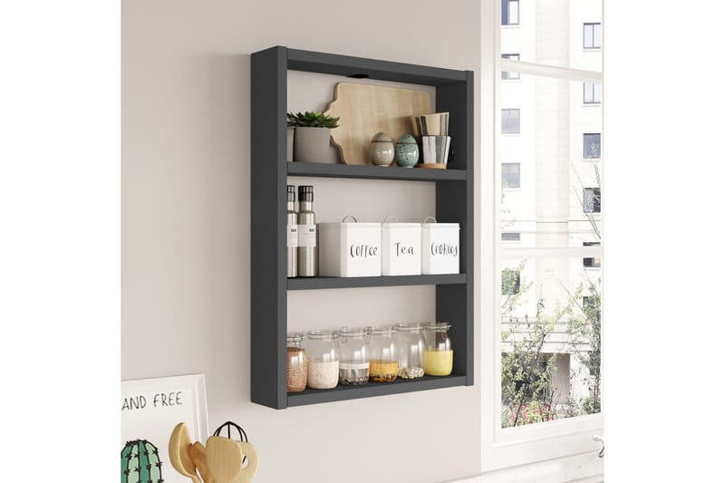 Rinorea Væghylde 43,2x60 cm, Antracit