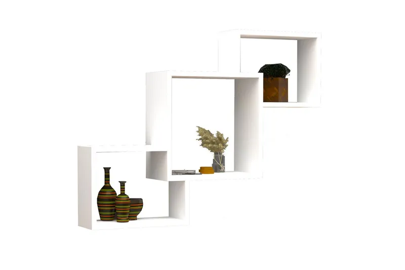 Rinorea Væghylde 98x72 cm, Hvid