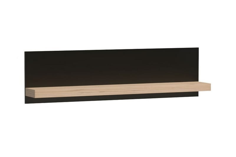 Rosehall Vägghylla 120x18 cm Black, undefined