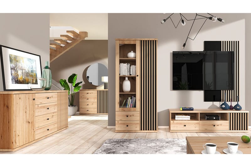 Rosehall Vägghylla 120x18 cm Black - Opbevaring - Hylder & Reoler - Væghylde & vægreol