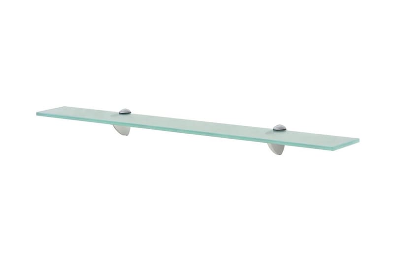 svævehylde 2 stk. 70 x 20 cm 8 mm glas - gennemsigtig - Opbevaring - Hylder & Reoler - Væghylde & vægreol