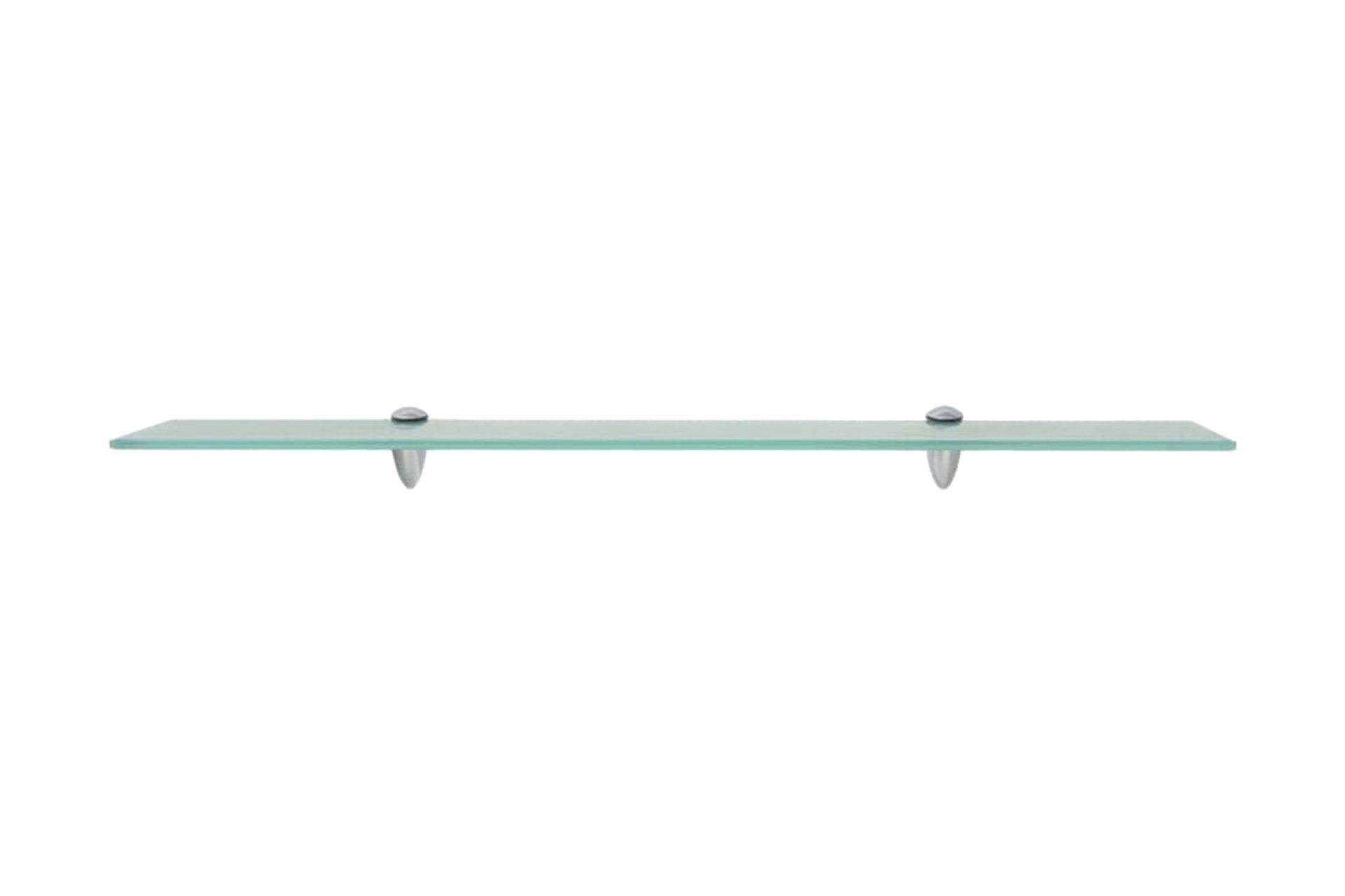 svævehylde 2 stk. 80 x 10 cm 8 mm glas - gennemsigtig - Opbevaring - Hylder & Reoler - Væghylde & vægreol