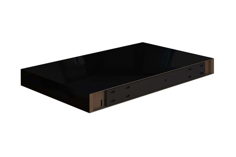 svævehylde 40x23x3,8 cm MDF sort højglans - Sort - Opbevaring - Hylder & Reoler - Væghylde & vægreol