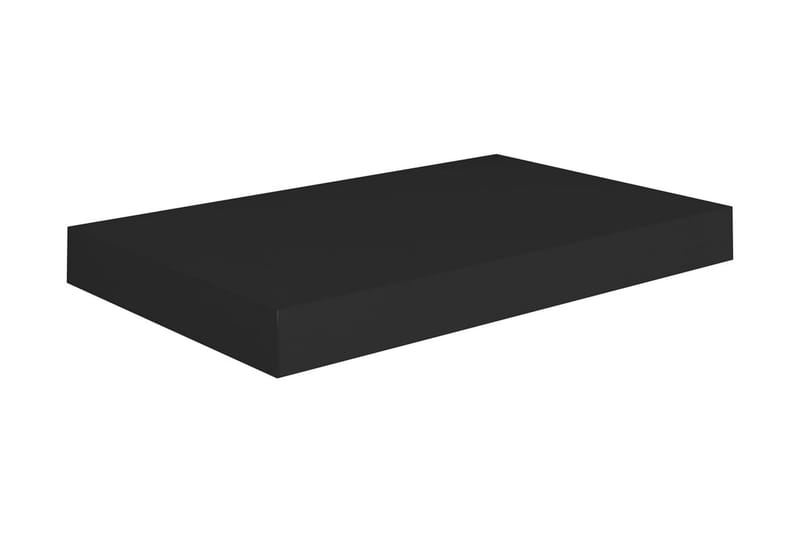 svævehylde 40x23x3,8 cm MDF sort - Sort - Opbevaring - Hylder & Reoler - Væghylde & vægreol
