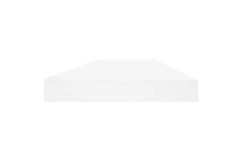 svævehylde 60x23,5x3,8 cm MDF egetræsfarve og hvid - Hvid - Opbevaring - Hylder & Reoler - Væghylde & vægreol