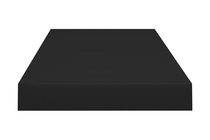 svævehylde 60x23x3,8 cm MDF sort - Sort - Opbevaring - Hylder & Reoler - Væghylde & vægreol