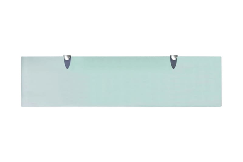 svævehylder 2 stk. 80 x 20 cm 8 mm glas - gennemsigtig - Opbevaring - Hylder & Reoler - Væghylde & vægreol