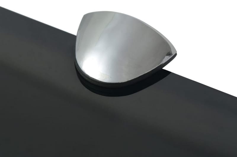 svævehylder 2 stk. 90 x 10 cm 8 mm glas - Sort - Opbevaring - Hylder & Reoler - Væghylde & vægreol