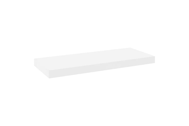svævehylder 4 stk. 60x23,5x3,8 cm MDF egetræsfarve og hvid - Hvid - Opbevaring - Hylder & Reoler - Væghylde & vægreol