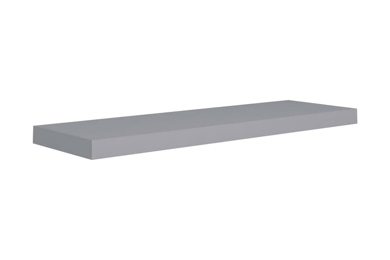 svævehylder 4 stk. 80x23,5x3,8 cm MDF grå - Grå - Opbevaring - Hylder & Reoler - Væghylde & vægreol