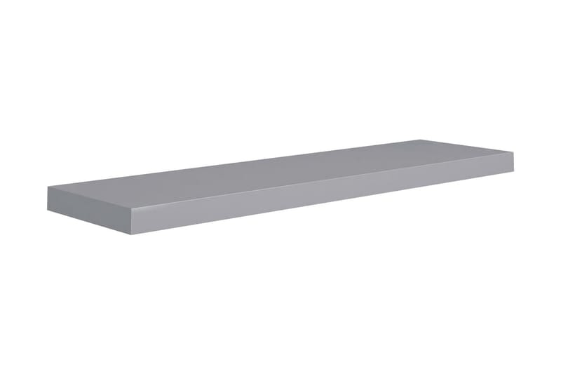 svævehylder 4 stk. 90x23,5x3,8 cm MDF grå - Grå - Opbevaring - Hylder & Reoler - Væghylde & vægreol