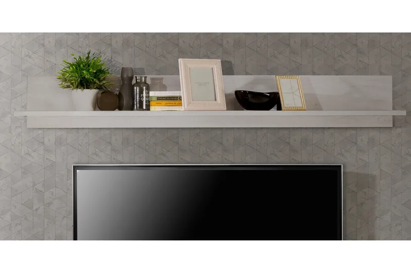 Svetis Væghylde 22x180 cm - Hvid - Opbevaring - Hylder & Reoler - Væghylde & vægreol