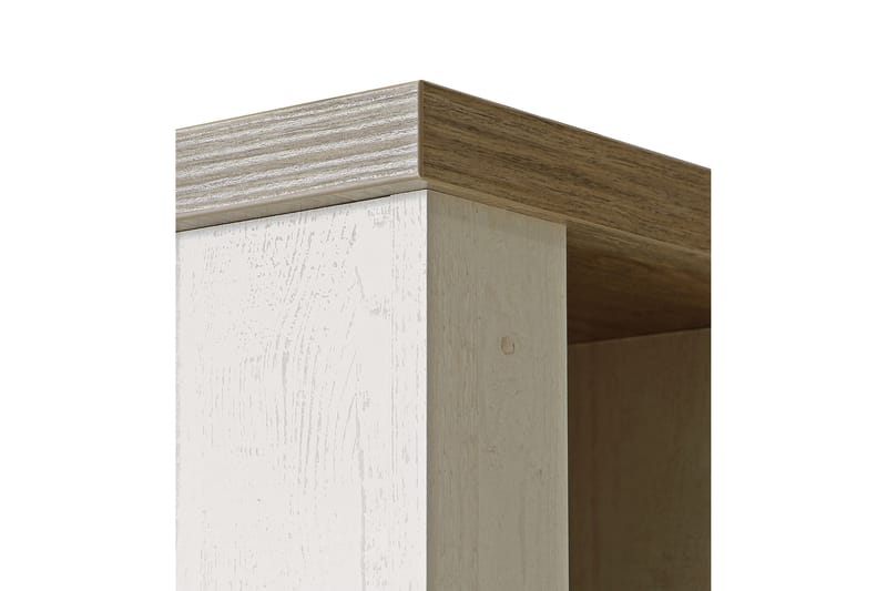 Talebi Opbevaringsreol 41x114 cm - Brun / hvid - Opbevaring - Hylder & Reoler - Bogreol