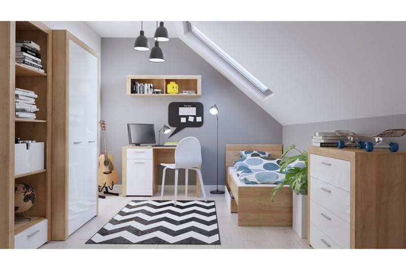 Tarka Væghylde 120x32 cm - Træ/Natur - Opbevaring - Hylder & Reoler - Væghylde & vægreol