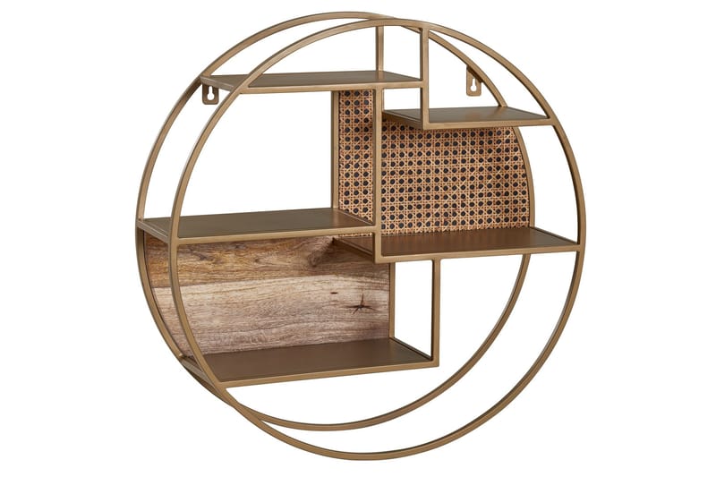 Tultered væghylde, Brun