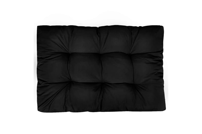 Udendørs Sædehynde 120 X 80 X 10 cm Stof Sort - Sort - Opbevaring - Hylder & Reoler - Væghylde & vægreol