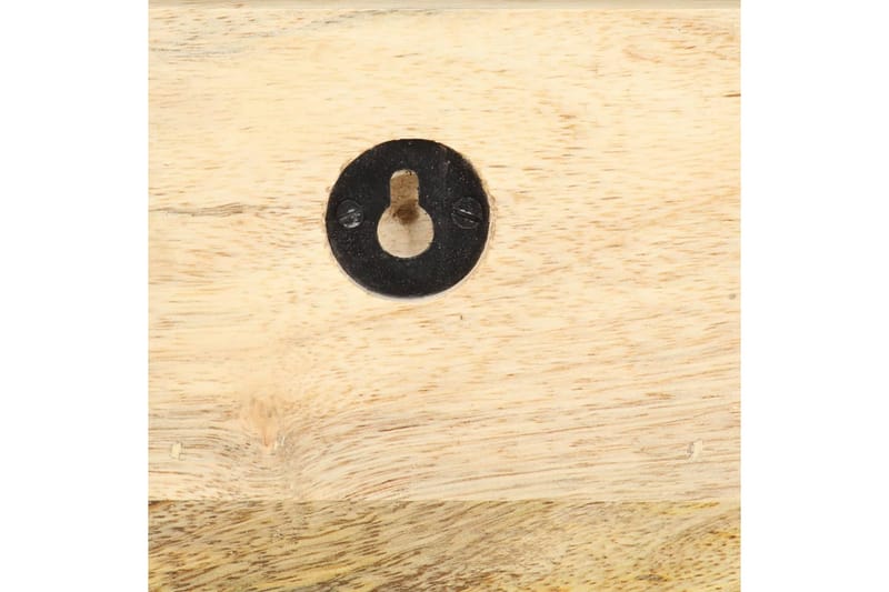 Væghængt Knagerække 60X15X20 cm Massivt Ru Mangotræ - Opbevaring - Hylder & Reoler - Væghylde & vægreol