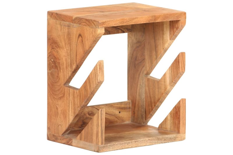 Væghængt skateboardstativ 25x20x30 cm massivt akacietr�æ - Opbevaring - Hylder & Reoler - Væghylde & vægreol