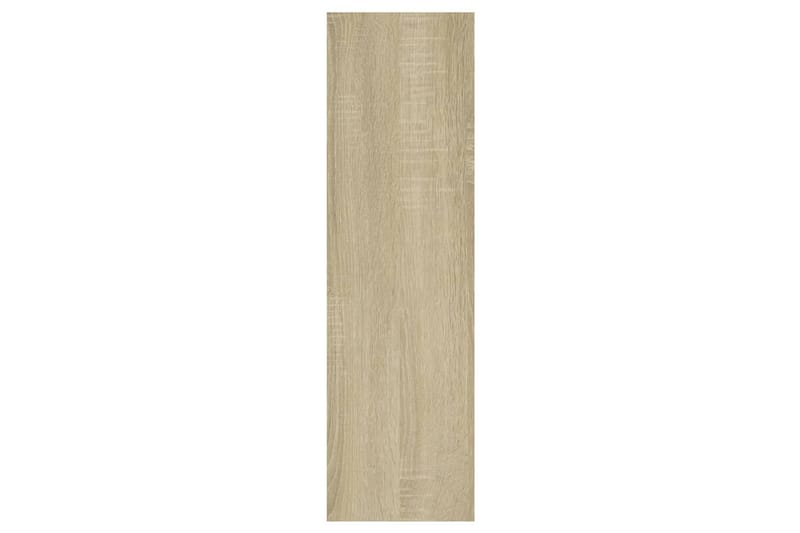 væghylde 75x16x55 cm spånplade sonoma-eg - Brun - Opbevaring - Hylder & Reoler - Væghylde & vægreol