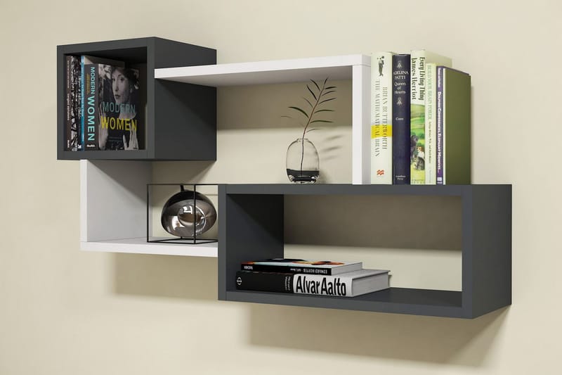 Væghylde Afronda Væghylde Vit,Grå - Opbevaring - Hylder & Reoler - Væghylde & vægreol