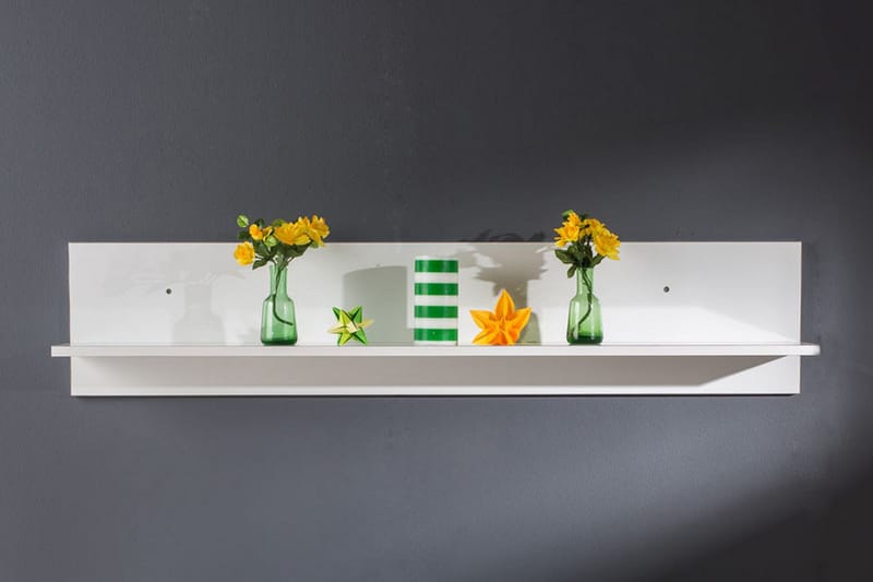 Væghylde Hvid højglans - Opbevaring - Hylder & Reoler - Væghylde & vægreol