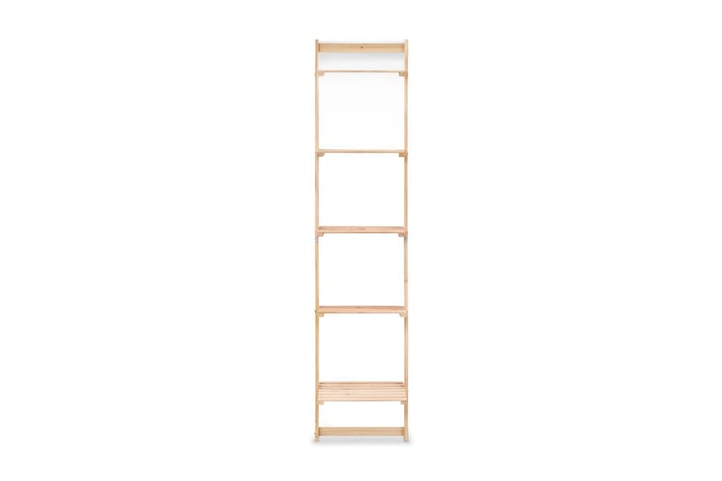 Væghylde I Stigeform Cedertræ 41,5 X 30 X 176 Cm - Beige - Opbevaring - Hylder & Reoler - Væghylde & vægreol