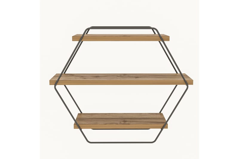 Væghylde Tatil væghylde 60x20 cm Træ/Natur - Opbevaring - Hylder & Reoler - Væghylde & vægreol