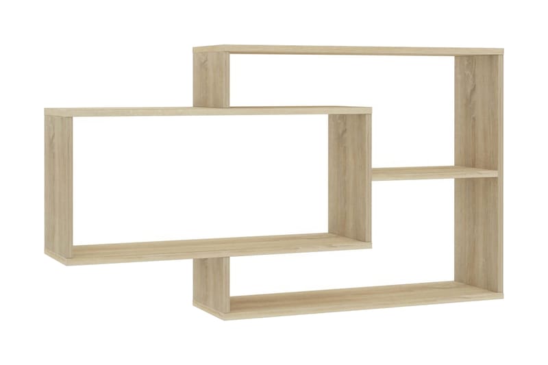 væghylder 104 x 24 x 60 cm spånplade sonoma-eg - Opbevaring - Hylder & Reoler - Væghylde & vægreol