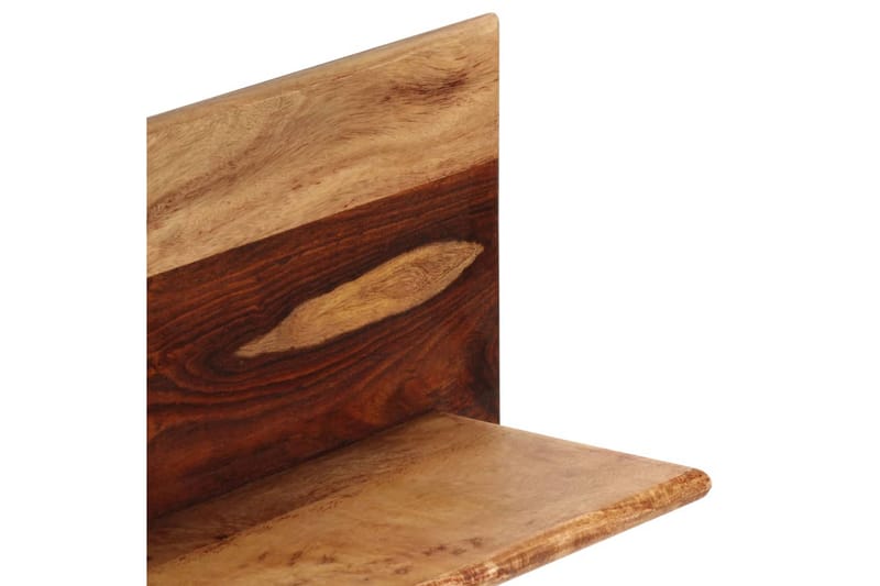Væghylder 2 Stk. 58 X 26 X 20 Cm Massivt Sheeshamtræ - Opbevaring - Hylder & Reoler - Væghylde & vægreol