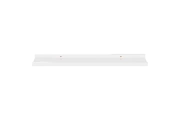 væghylder 2 stk. 60x9x3 cm hvid højglans - Hvid - Opbevaring - Hylder & Reoler - Væghylde & vægreol