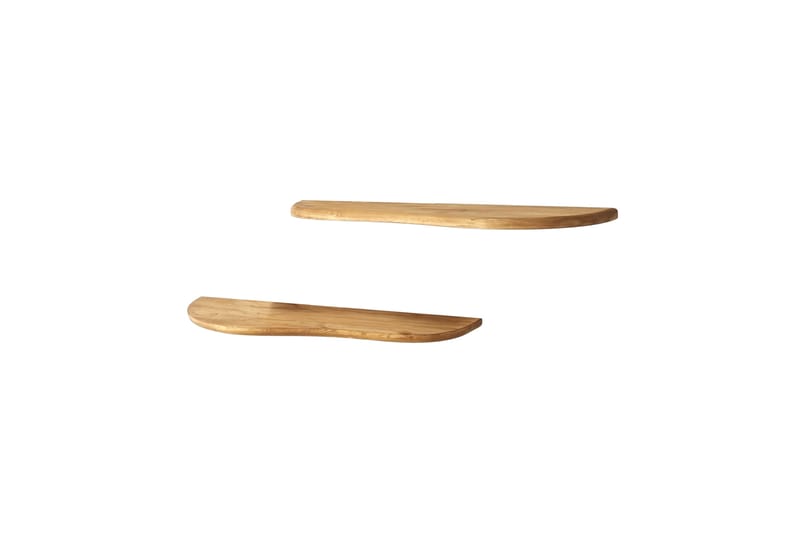 Wavy Væghylde 100 cm - Oak - Opbevaring - Hylder & Reoler - Væghylde & vægreol