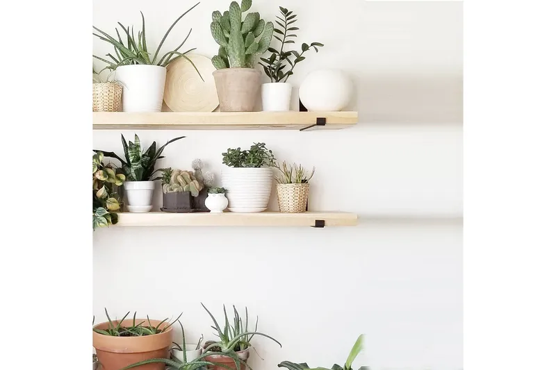 Wayte Væghylde 60 cm - Sort/Eg - Opbevaring - Hylder & Reoler - Væghylde & vægreol