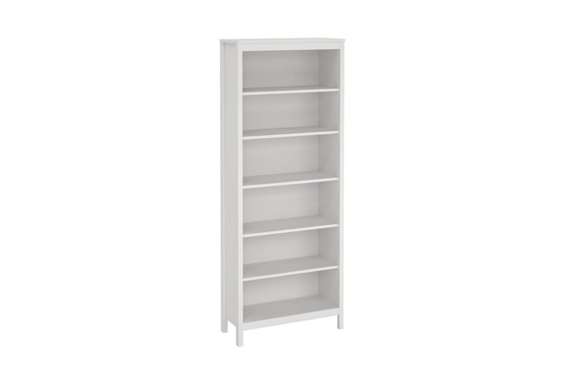 Vallvidera Bogreol 78 cm - Hvid - Opbevaring - Hylder & Reoler - Bogreol