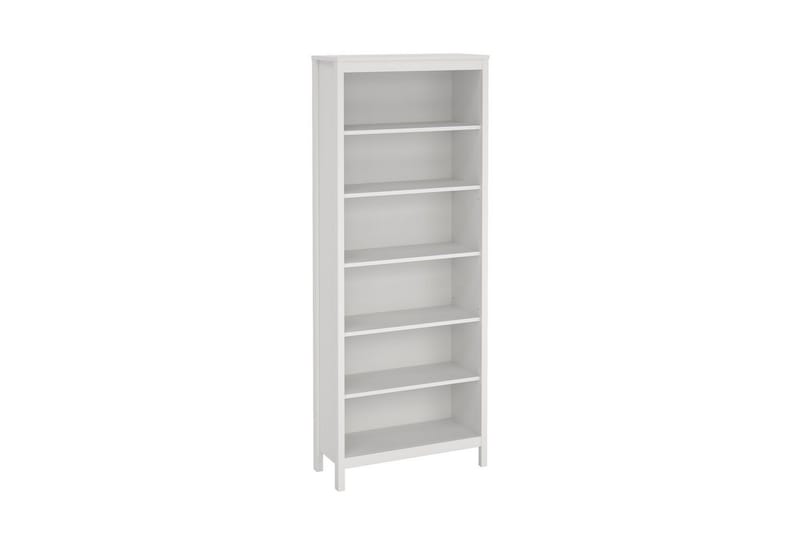 Vallvidera Bogreol 78 cm - Hvid - Opbevaring - Hylder & Reoler - Bogreol