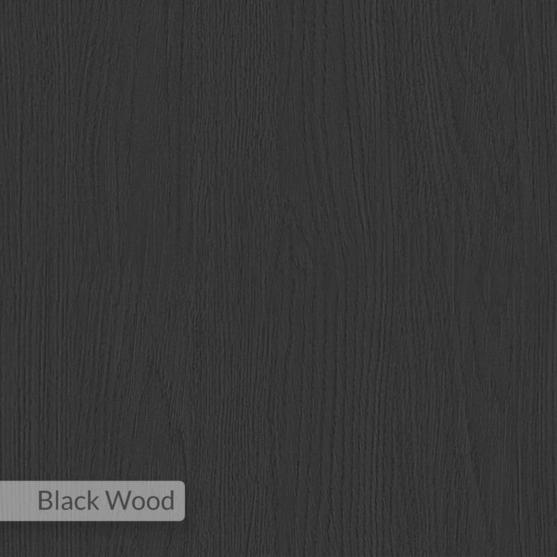 Verina Bogreol 161 cm - Black Wood - Opbevaring - Hylder & Reoler - Hjørnehylde og hjørnereol