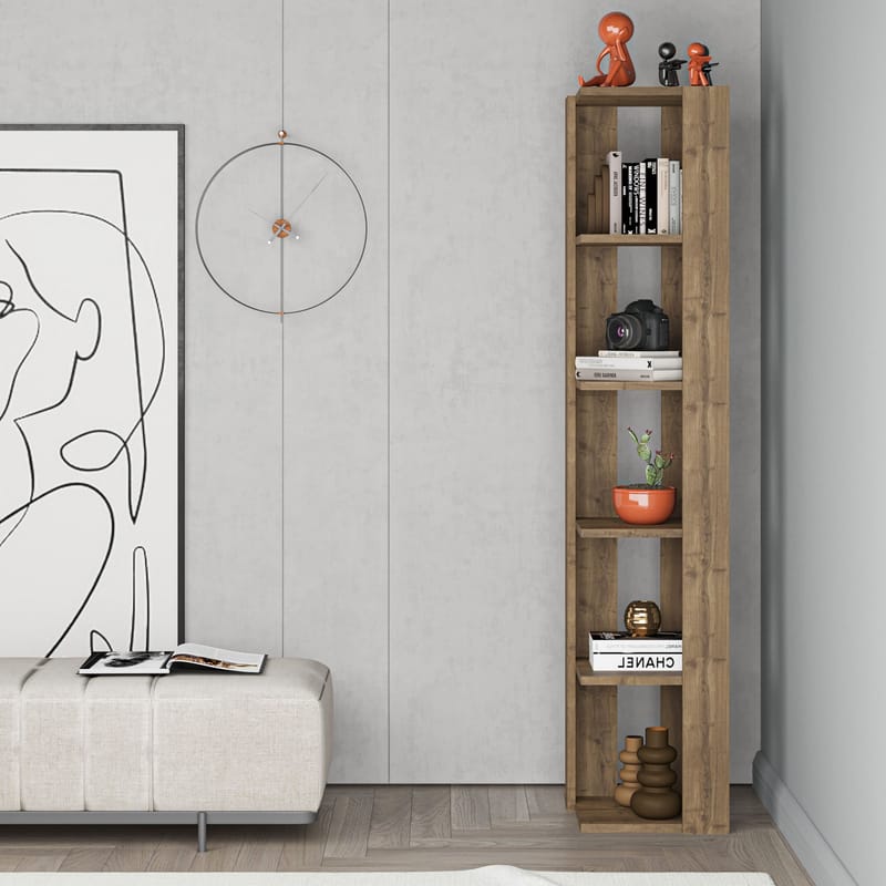 Verina Bogreol 161 cm - Hitit - Opbevaring - Hylder & Reoler - Hjørnehylde og hjørnereol