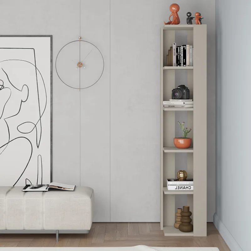 Verina Bogreol 161 cm - Sandstone - Opbevaring - Hylder & Reoler - Hjørnehylde og hjørnereol