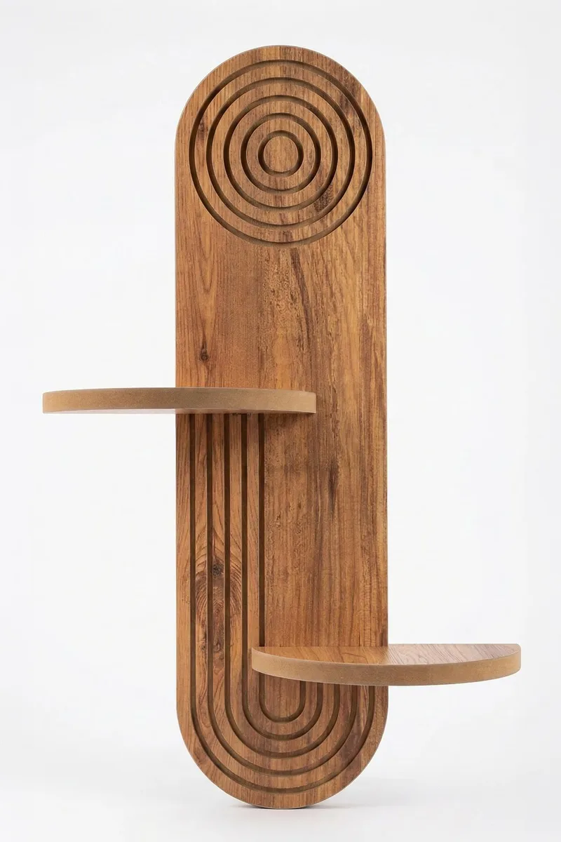 Virlin Væghylde 26x35x13 cm - Eg - Opbevaring - Hylder & Reoler - Væghylde & vægreol