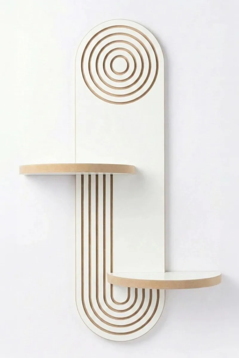 Virlin Væghylde 26x35x13 cm - Hvid - Opbevaring - Hylder & Reoler - Væghylde & vægreol