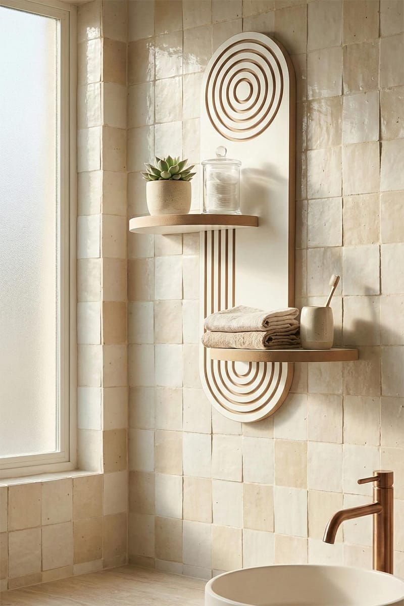 Virlin Væghylde 26x35x13 cm - Hvid - Opbevaring - Hylder & Reoler - Væghylde & vægreol